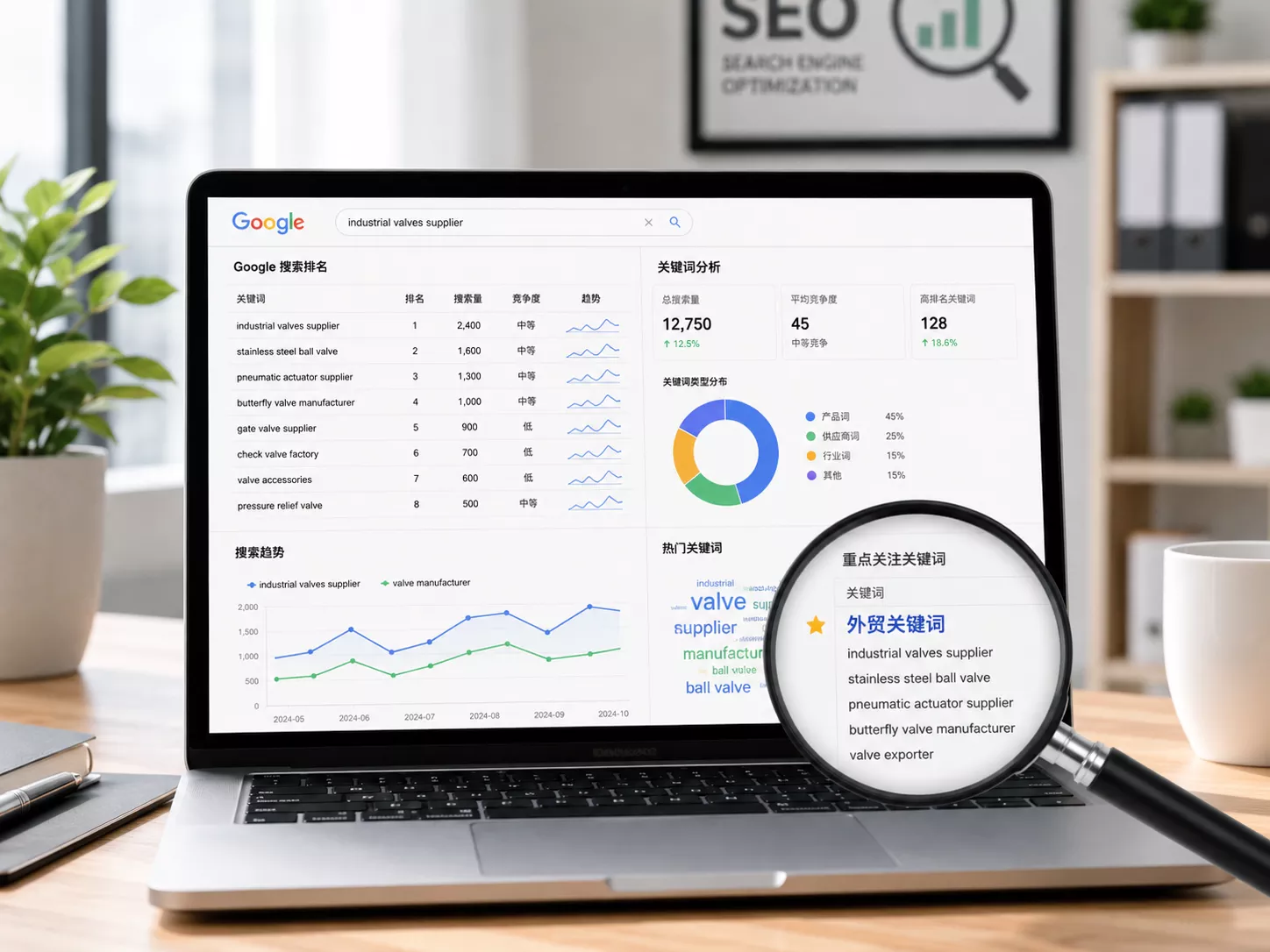 Google SEO优化关键词研究示意图.webp