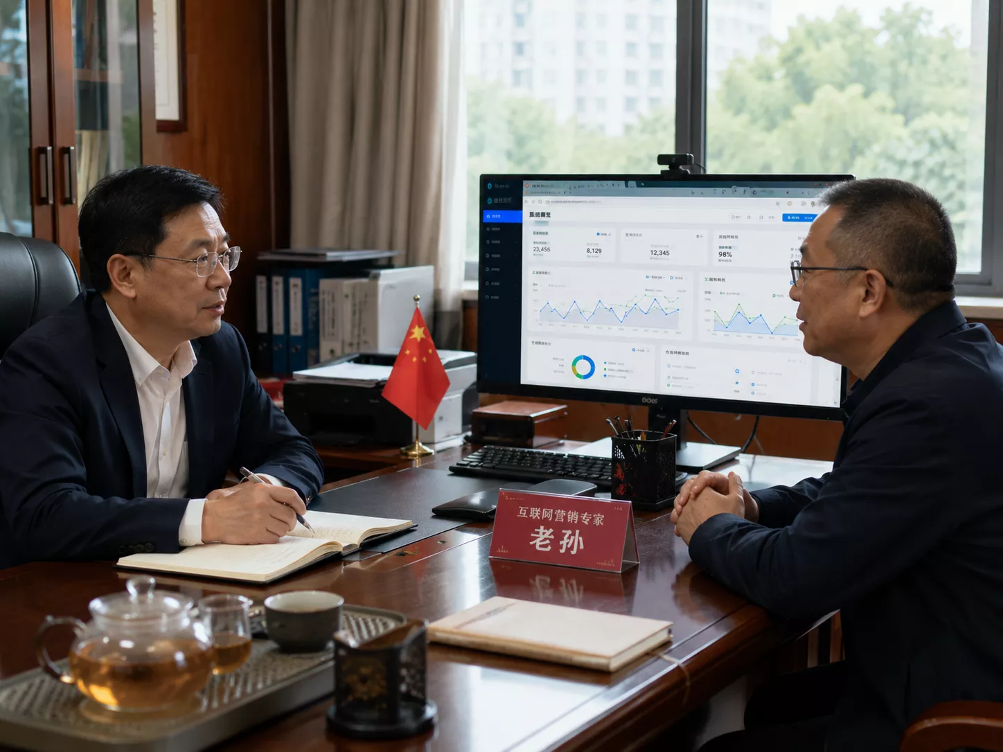 阜阳恒亮网络老孙为职业技术学校校长分析网站SEO问题.webp 阜阳恒亮网络老孙为职业技术学校校长分析网站SEO问题.webp