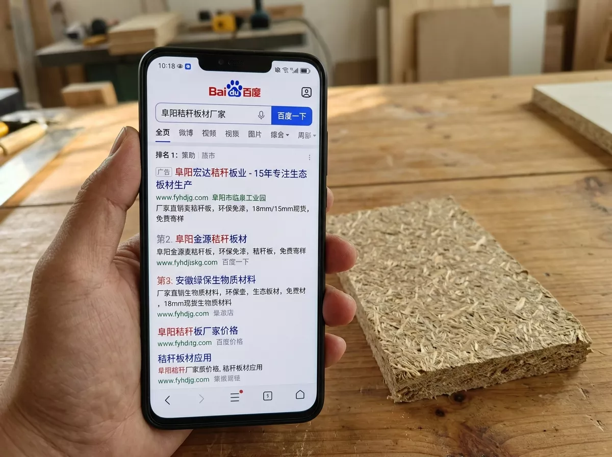 阜阳秸秆板材老板注意：网站没人看？不是产品不好，是百度根本找不到你！